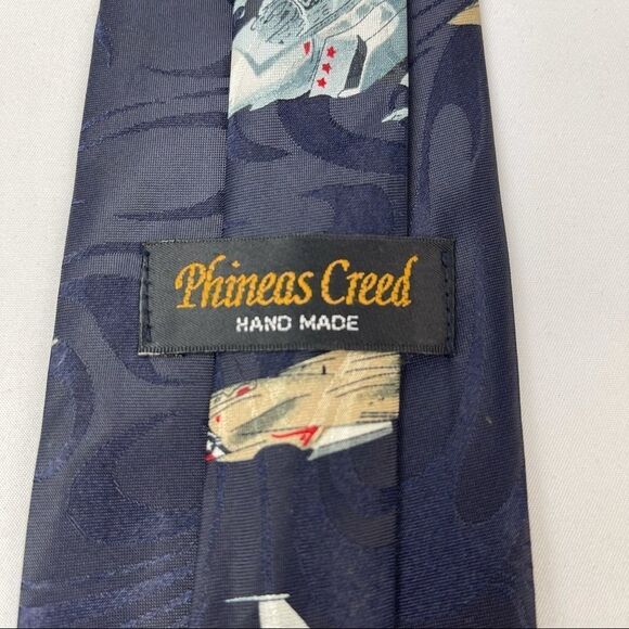 Phineas Creed Fighter Jet Tie - Picture 2 of 5